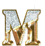 Gold M - Darmowy animowany GIF