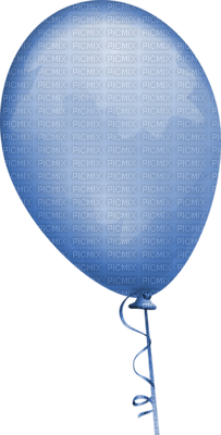 Kaz_Creations  Deco Baby Blue Balloon - png ฟรี