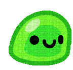 happy slime - GIF เคลื่อนไหวฟรี