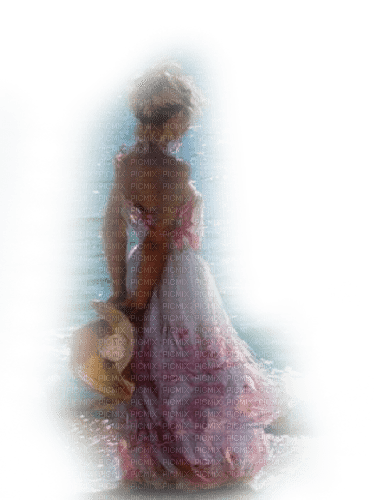 kikkapink vintage woman spring painting summer - PNG gratuit