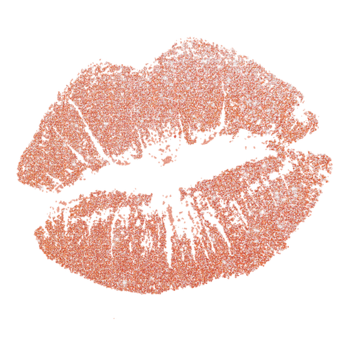 Pink-Peach Glitter Lips-RM - gratis png