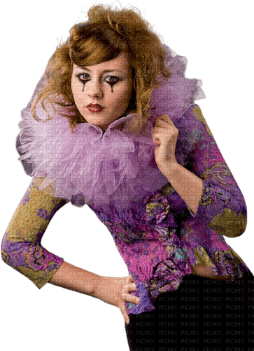 femme violette - 免费PNG