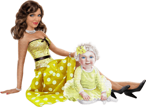 Mother and daughter. Leila - png gratis
