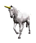 licorne cheval/ HD - GIF animado grátis