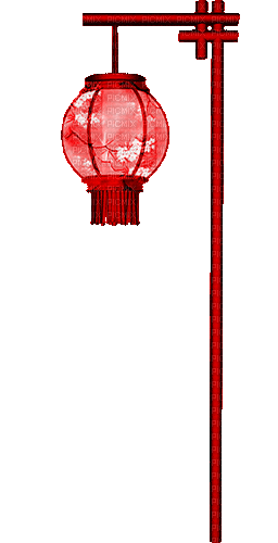 Animated Asian Lantern.Red - By KittyKatLuv65 - Gratis geanimeerde GIF