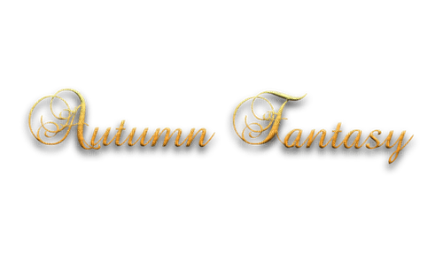 Autumn Fantasy kikkapink orange text - ilmainen png