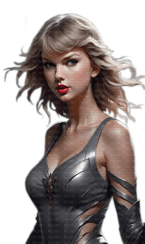 Taylor Swift in Grey - gratis png