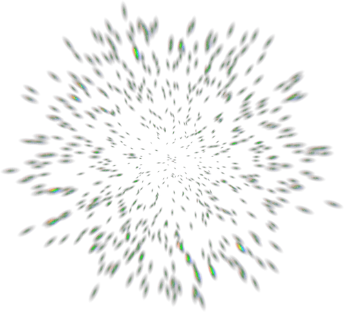Glitch effect particles overlay [Basilslament] - nemokama png