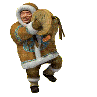 Eskimo Shaman,gif, Pelageya - Gratis animerad GIF