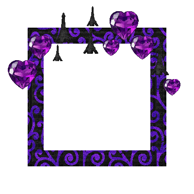 Small Black/Purple Frame - Zdarma animovaný GIF