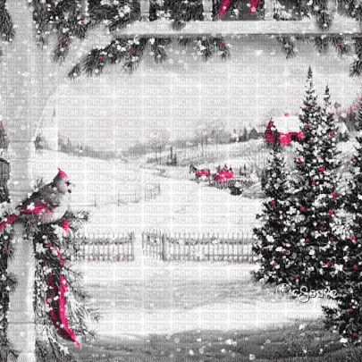 soave animated background christmas winter vintage - Besplatni animirani GIF