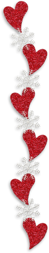 Heart.Snowflake.cœurs.Deco.Victoriabea - PNG gratuit