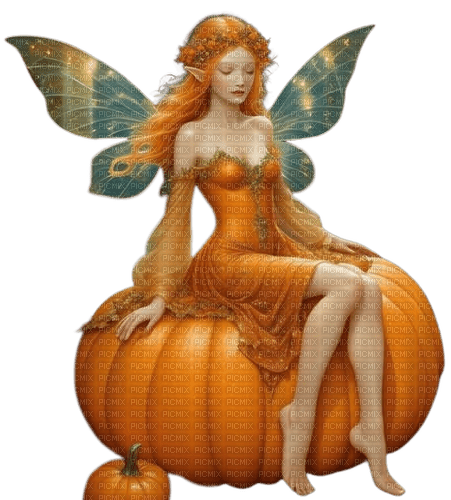 fairy, fee, herbst, autumn, fantasy - png grátis