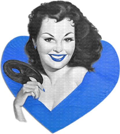 soave woman vintage heart mask Valentine's day - kostenlos png
