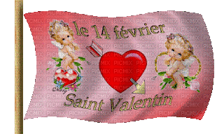 Saint Valentin vintage, gif, Orabel - Ingyenes animált GIF