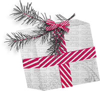 soave deco christmas gift box black white pink - PNG gratuit
