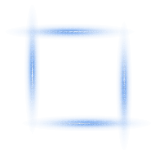 blue effect frame - nemokama png