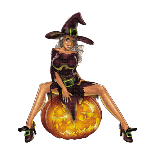 halloween hexe witch - zadarmo png