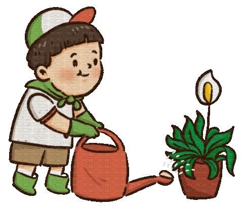 Plants Garden - Darmowy animowany GIF