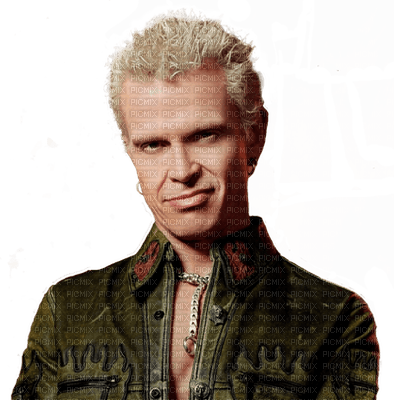 Kaz_Creations Man Homme Billy Idol  Music Singer - zadarmo png