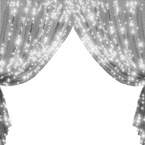 Y.A.M._Curtains black-white - GIF animado gratis