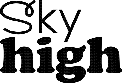 Sky high.Text.deco.Victoriabea - PNG gratuit