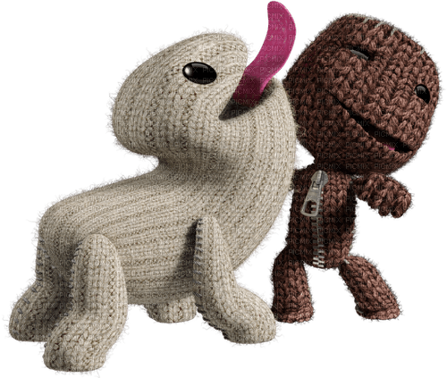 Sackboy and oddsock :) - 無料png