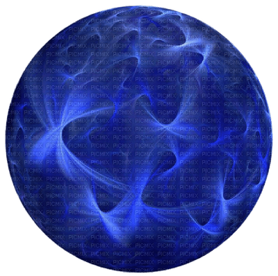 dec bleu blue rond round effet encre tube background fond gif deco glitter animation anime - Free PNG