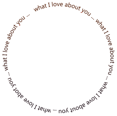Kaz_Creations Deco  Text What I Love about You  Circle Frames Frame Colours - gratis png