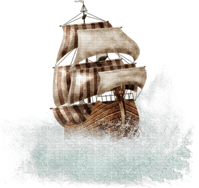 Ship Brown Sea - Bogusia - Free PNG
