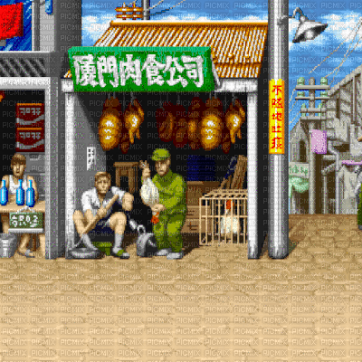 Street Fighter Background - 免费动画 GIF