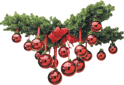 esferas rojas, esferas , rojas , navideñas - GIF animado gratis - PicMix