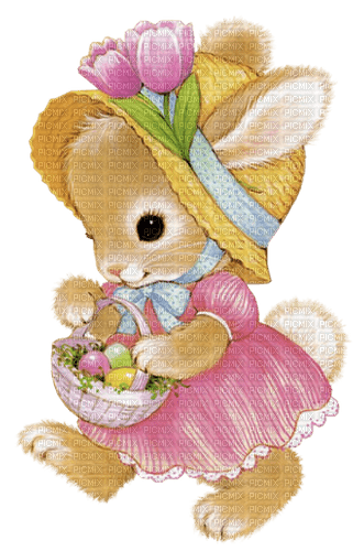 easter eggs rabbit deco - Free PNG