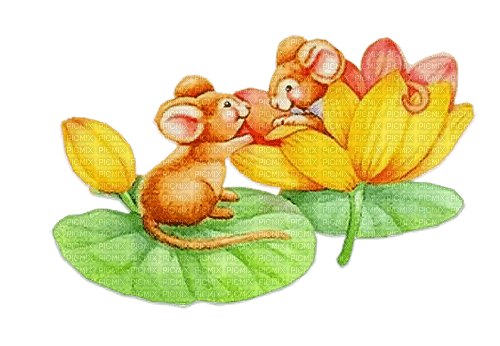 mouse couple by nataliplus - PNG gratuit