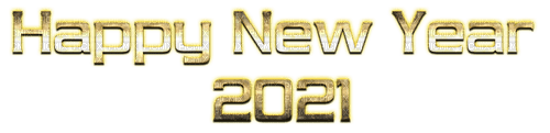 Happy New Year 2021.Gold.Victoriabea - бесплатно png