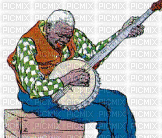 banjo player - Darmowy animowany GIF