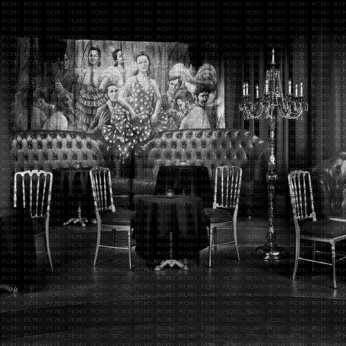 Rena Vintage Room black white schwarz weiß - besplatni png