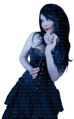 Kaz_Creations Gothic Woman Femme - besplatni png