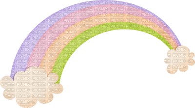 Kaz_Creations Rainbow Rainbows - nemokama png