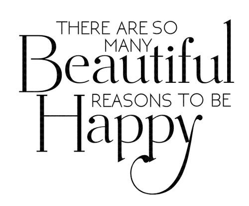 kikkapink beautiful happy text quote png deco - png gratuito