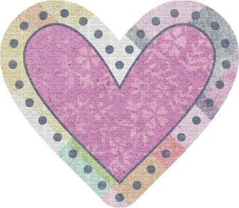 Paper Pattern Heart purple pink - Free PNG
