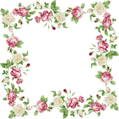 loly33 frame rose - 無料png