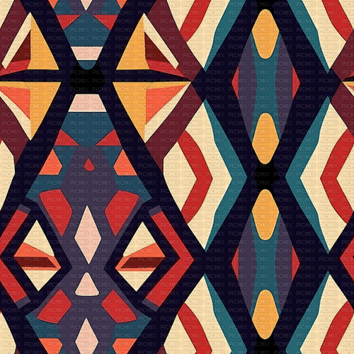 mme African pattern brown background - ücretsiz png