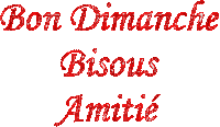 BON DIMANCHE AMITIE - GIF animé gratuit