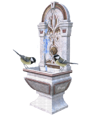 la fontaine - Animovaný GIF zadarmo