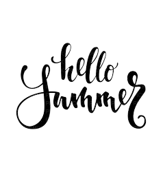Kaz_Creations Text-Hello Summer - Free PNG