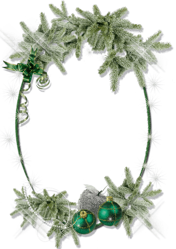 Noël.Christmas.Cadre.Frame.Oval.Victoriabea - Free PNG