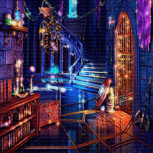 fantasy background by  nataliplus - Gratis animerad GIF