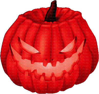 Jack O Lantern.Red.Animated - KittyKatLuv65 - GIF animasi gratis