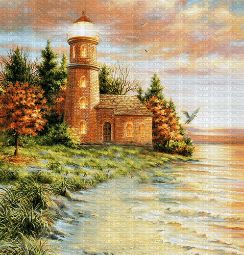 Rena Hintergrund Leuchtturm Lighthouse - zdarma png